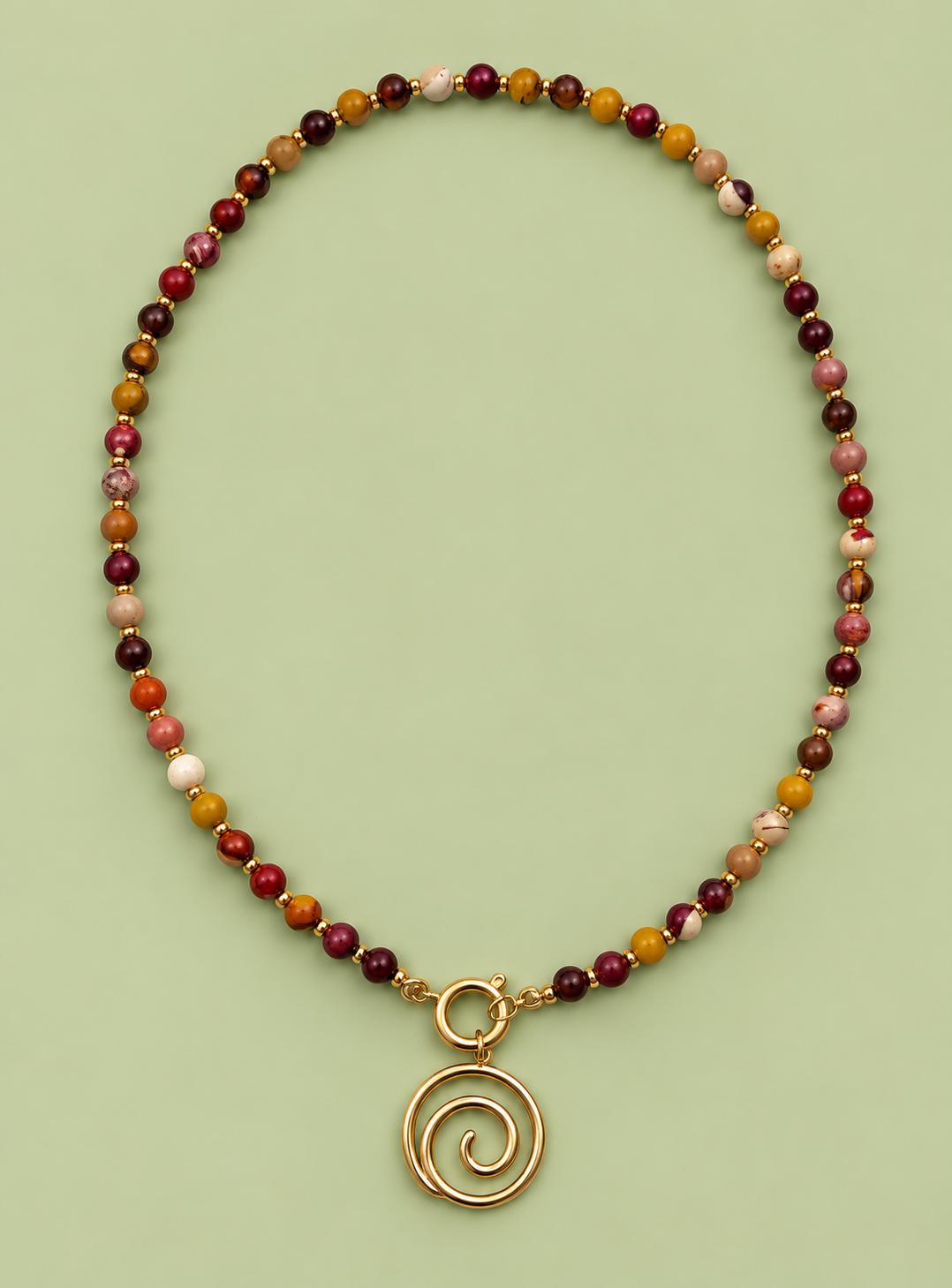 Golden Spiral Necklace