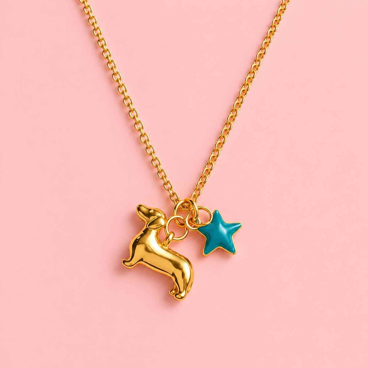 Dachshund Love Necklace