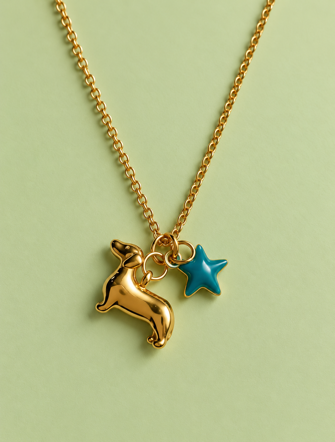 Dachshund Love Necklace