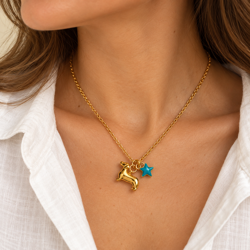 Dachshund Love Necklace